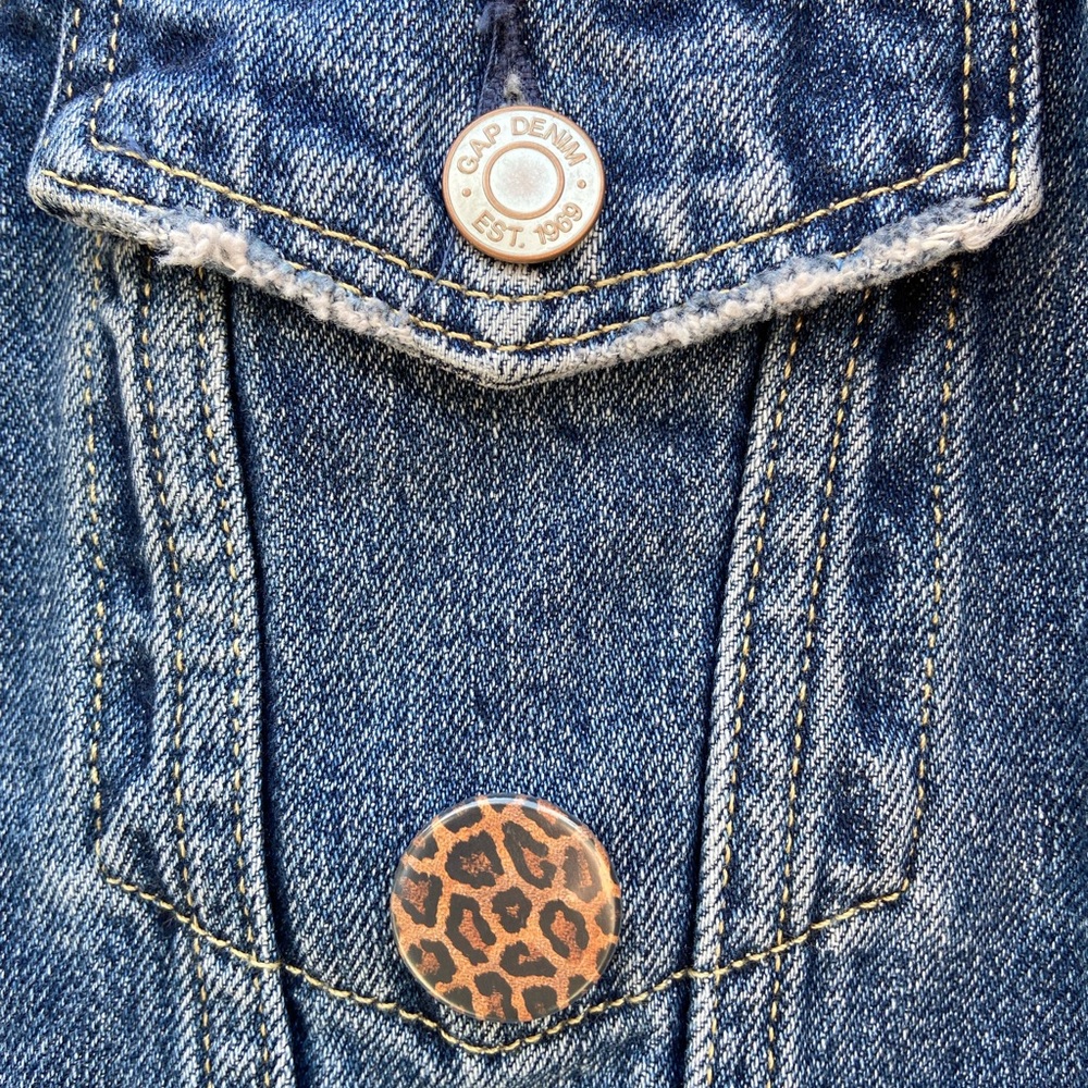 🐆 Leopard crochet mosaic jacket 🐆 - Picture 6 of 11